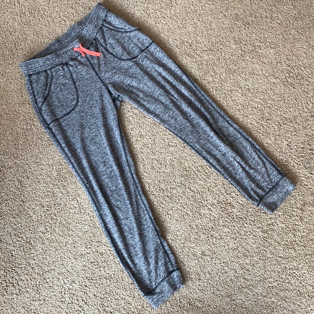 Girls size 14.5-16.5 gray joggers